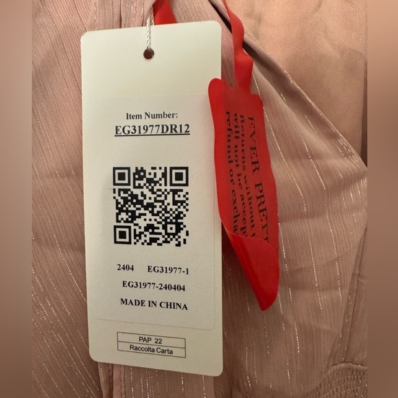 Ever Pretty Sparkly Ruffle High-low Halter Wedding Party Dress Sz 12 Pink Gold - Picture 4 of 5